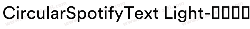 CircularSpotifyText Light字体转换